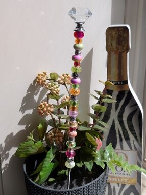 Beaded Fairy Wand/Plant/Garden Stake